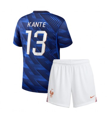 Frankrig Kante #13 Hjemmebanetrøje Børn VM 2026 Kortærmet (+ Korte bukser)
